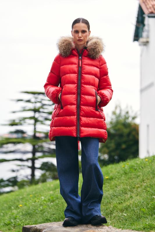 DICHI PARKA ELKA COLOR ROJO