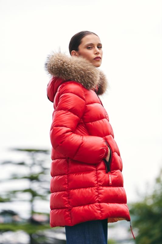 DICHI PARKA ELKA COLOR ROJO